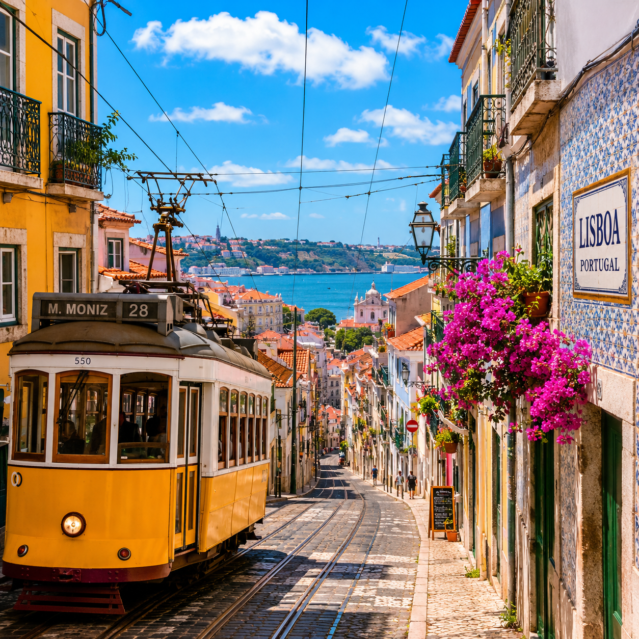 Lisboa — eléctrico e arquitectura